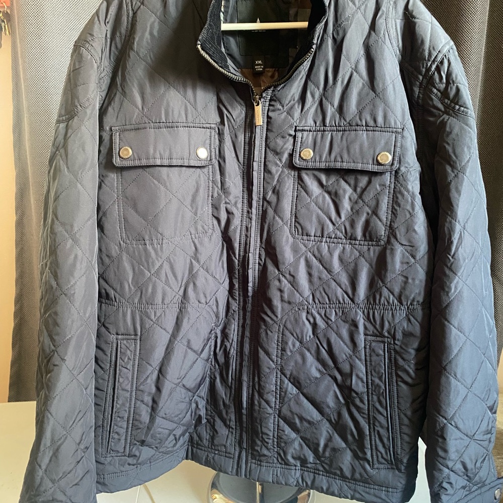 London Fog Black Quilted Jacket